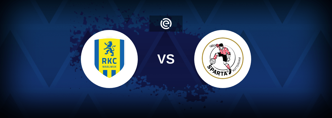 RKC Waalwijk vs Sparta Rotterdam – Live Streaming