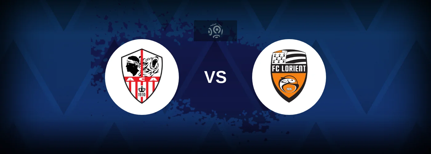 AC Ajaccio vs Lorient – Live Streaming