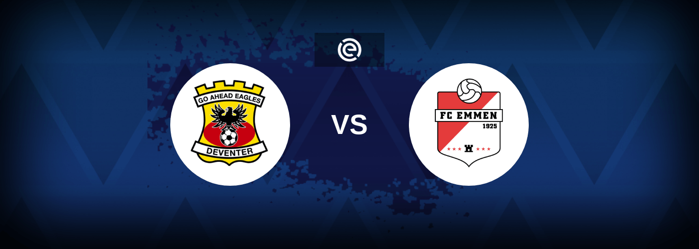 Go Ahead Eagles vs FC Emmen – Live Streaming