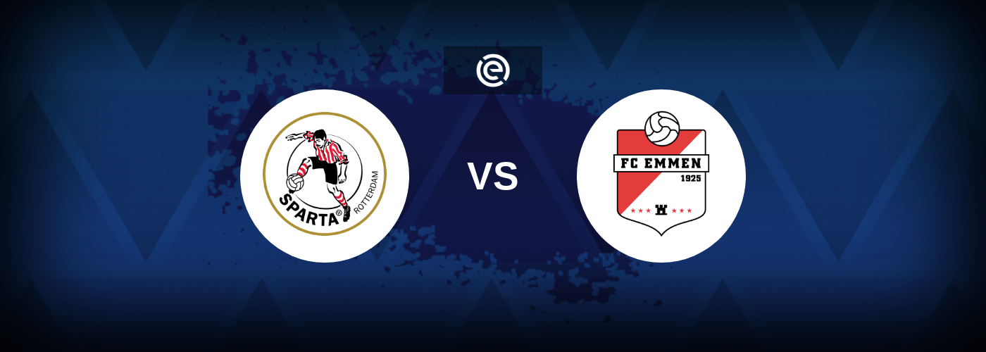 Sparta Rotterdam vs FC Emmen – Live Streaming