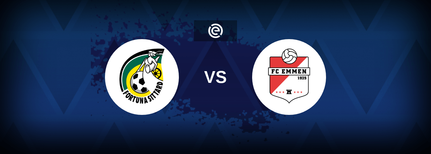 Fortuna Sittard vs FC Emmen – Live Streaming