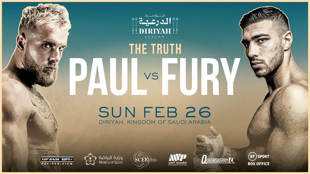Jake Paul vs Tommy Fury Betting Offer: Get 60/1 on either fighter with William Hill