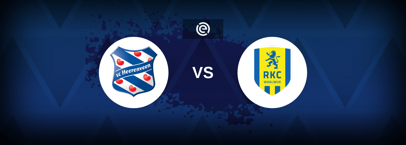 SC Heerenveen vs RKC Waalwijk – Live Streaming