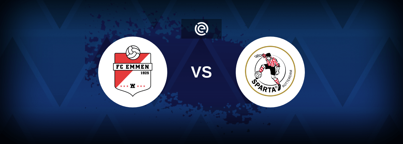 FC Emmen vs Sparta Rotterdam – Live Streaming