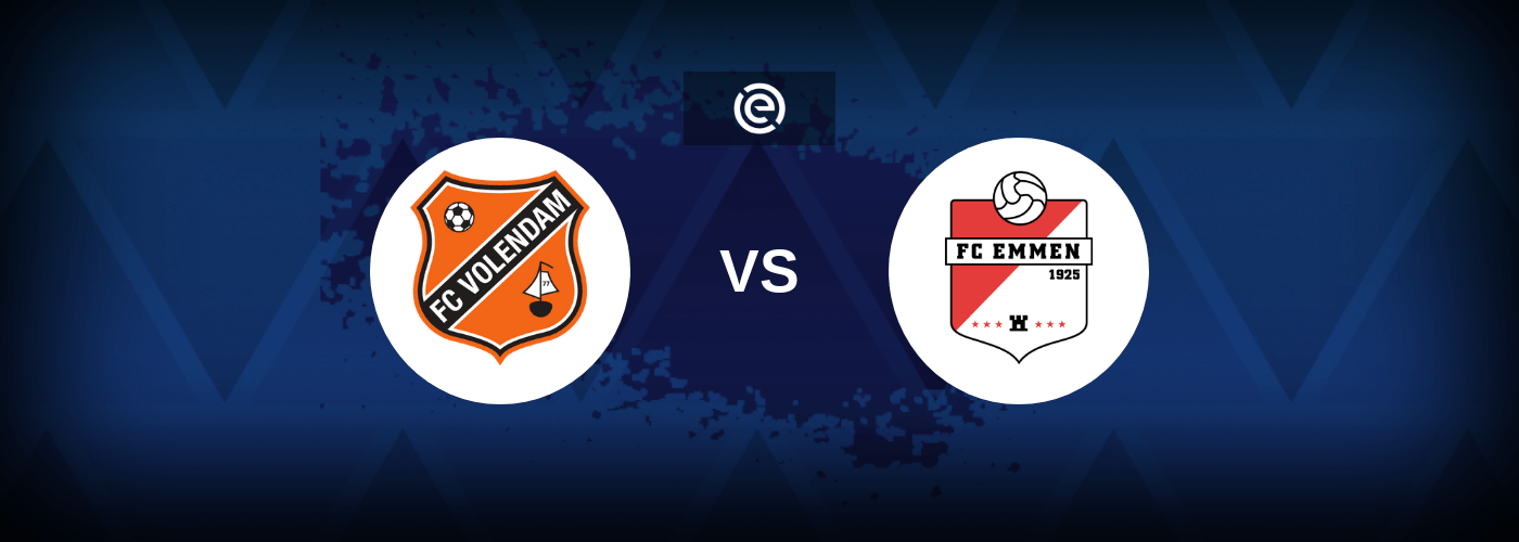 FC Volendam vs FC Emmen – Live Streaming
