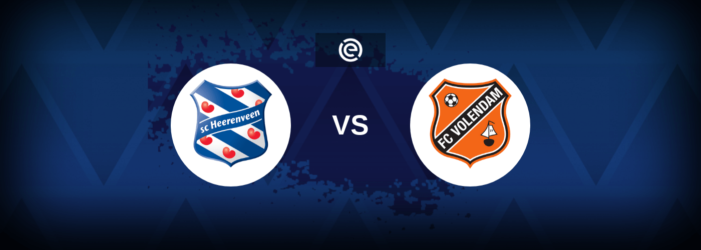 SC Heerenveen vs FC Volendam – Live Streaming