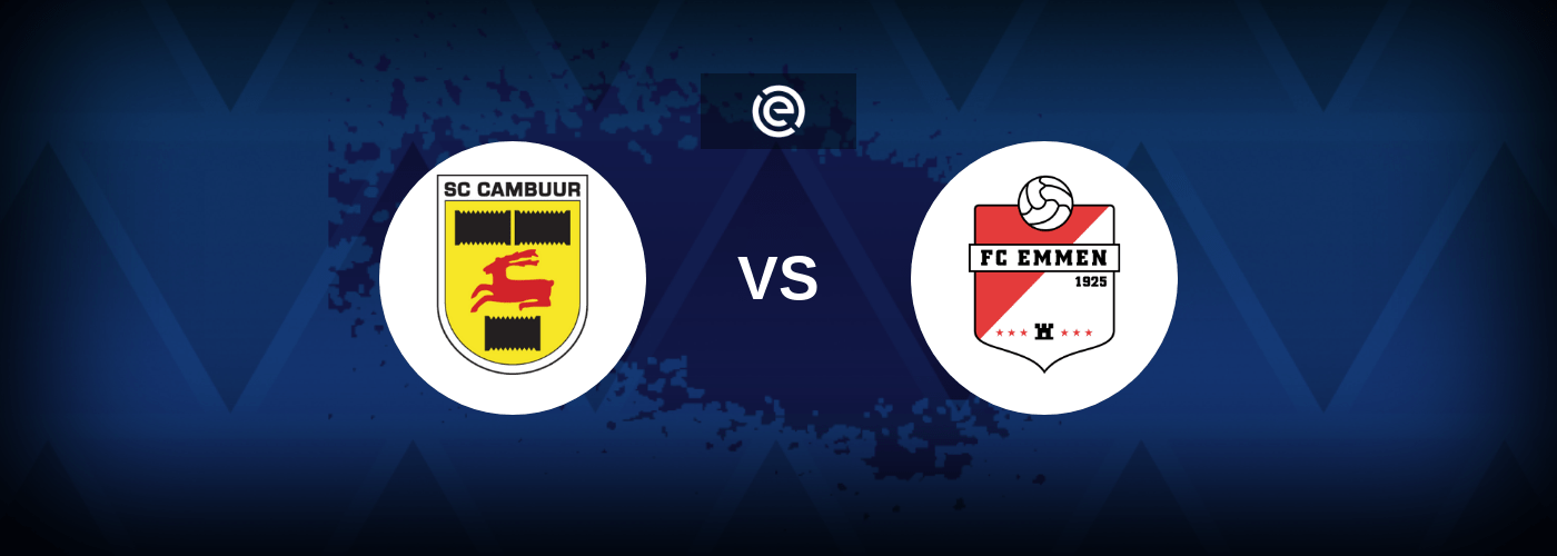 Cambuur vs FC Emmen – Live Streaming