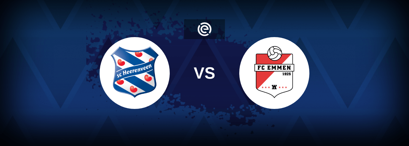 SC Heerenveen vs FC Emmen – Live Streaming