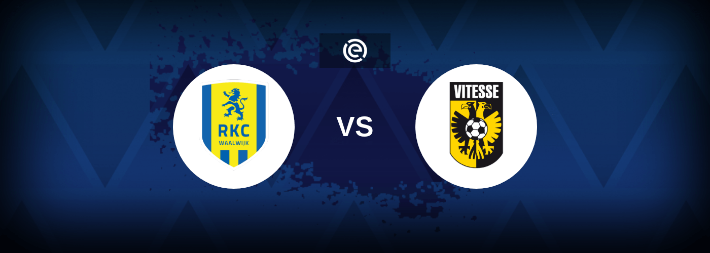 RKC Waalwijk vs Vitesse – Live Streaming