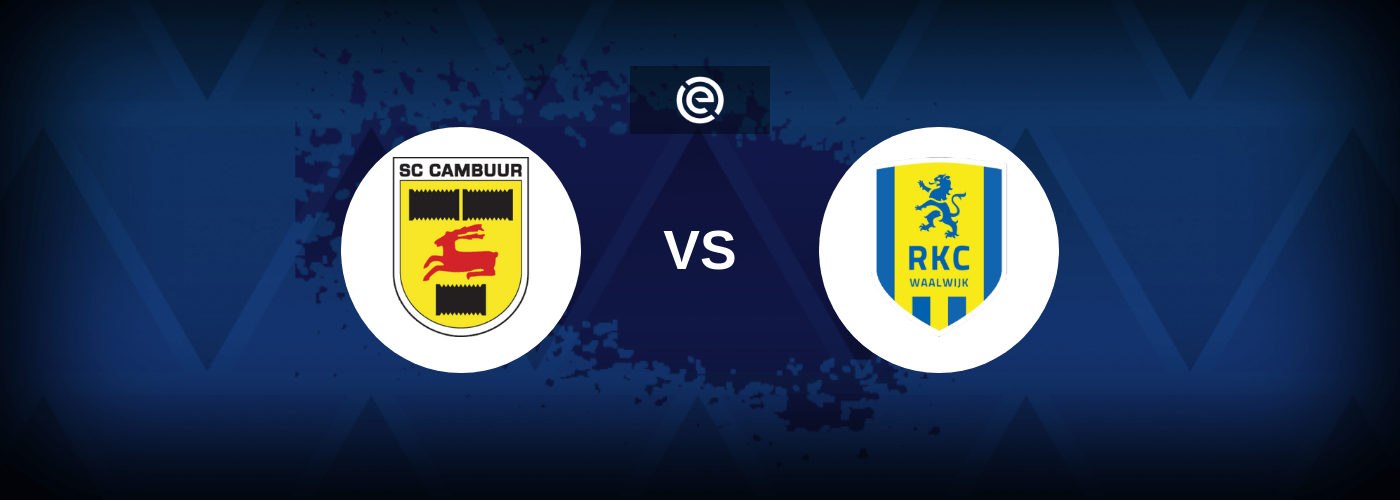 Cambuur vs RKC Waalwijk – Live Streaming